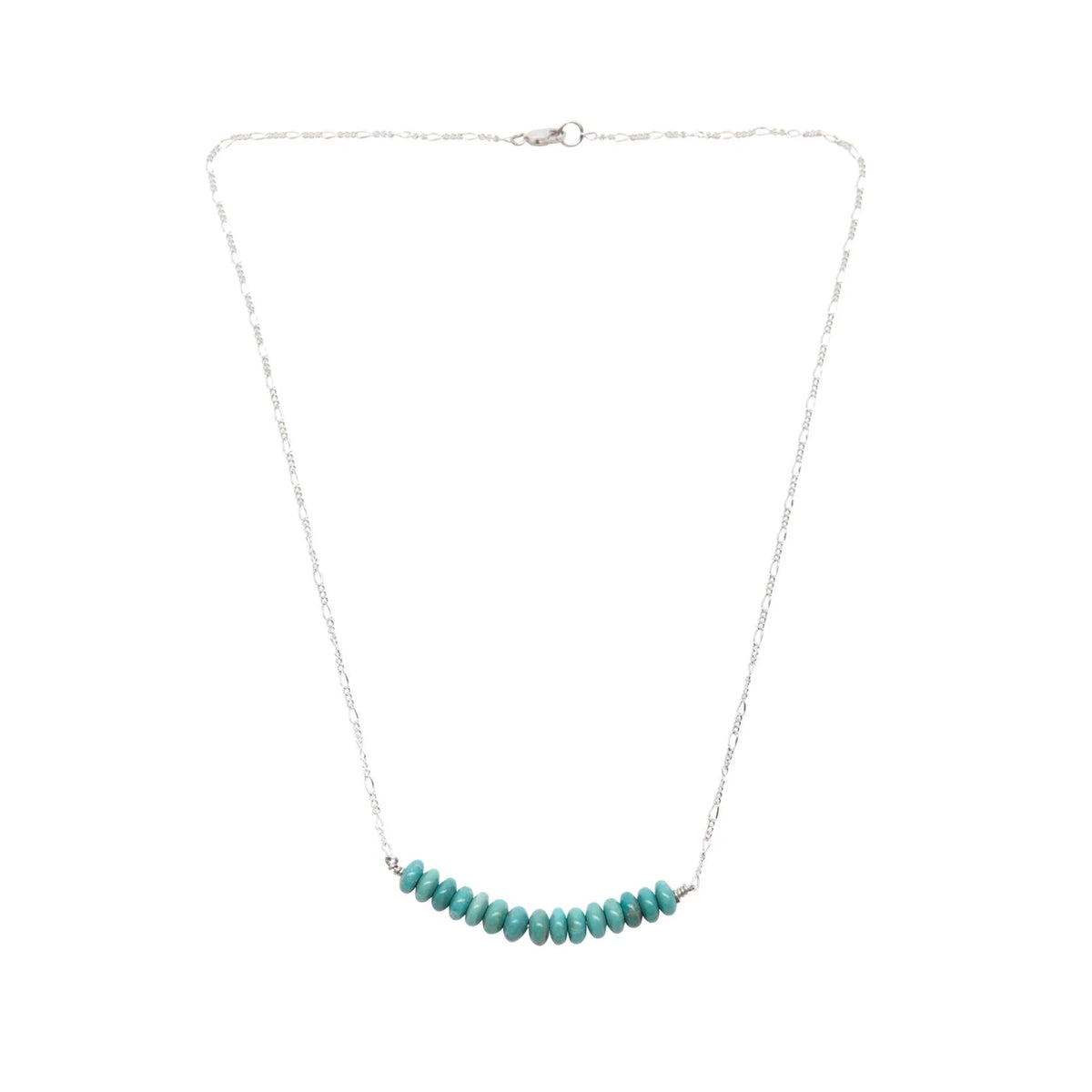 Dineh - Kingman Turquoise Rondelle Necklace