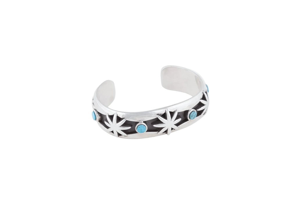 Dineh - Moccasin Button Bracelet - Turquoise
