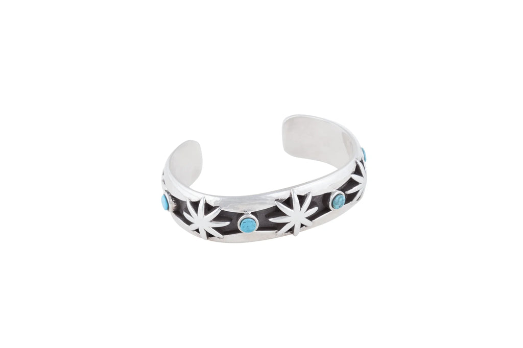 Dineh - Moccasin Button Bracelet - Turquoise