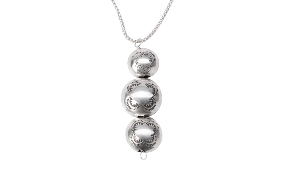 Dine - Navajo Pearl Coin Necklace