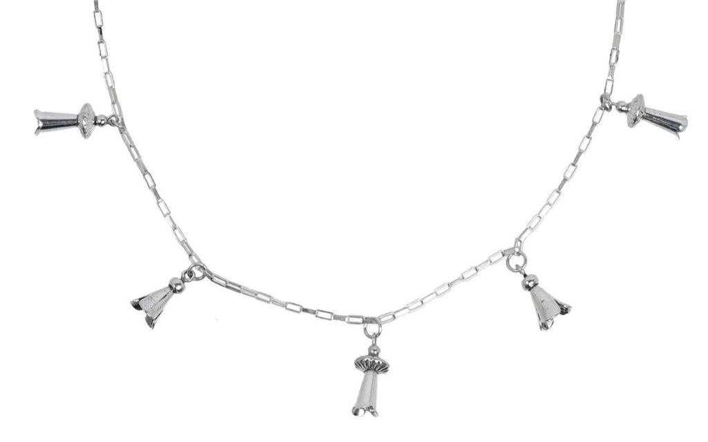 Dineh - Squash Blossom Charm Necklace