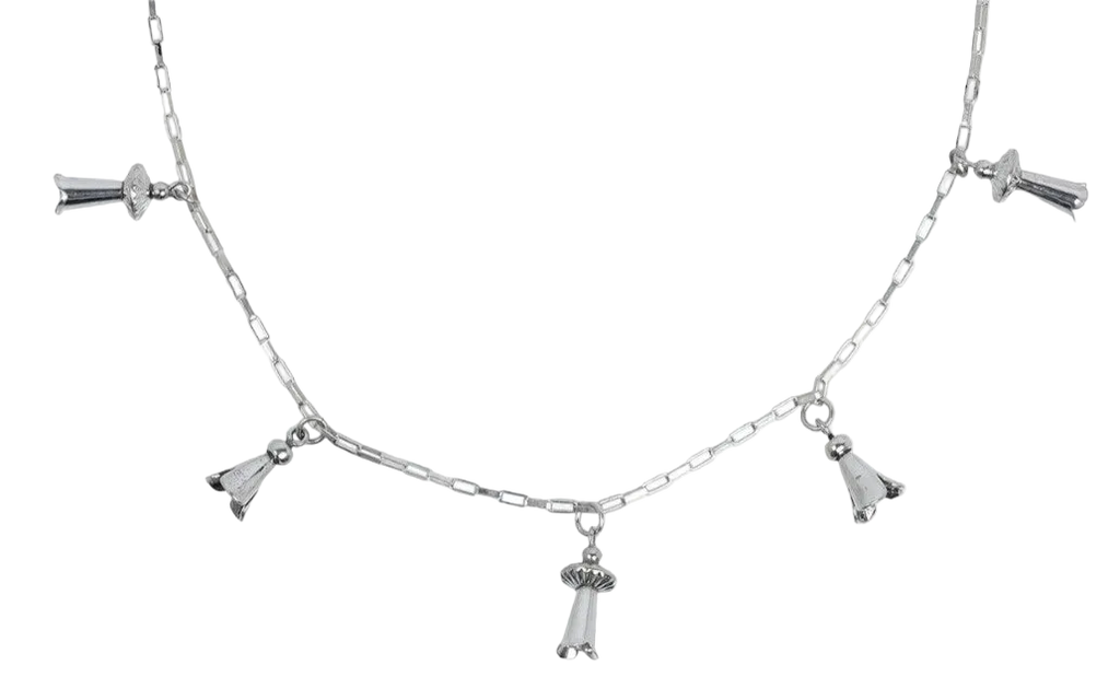 Dineh - Squash Blossom Charm Necklace