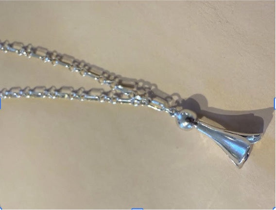 Dineh - Single Squash Blossom Charm Necklace
