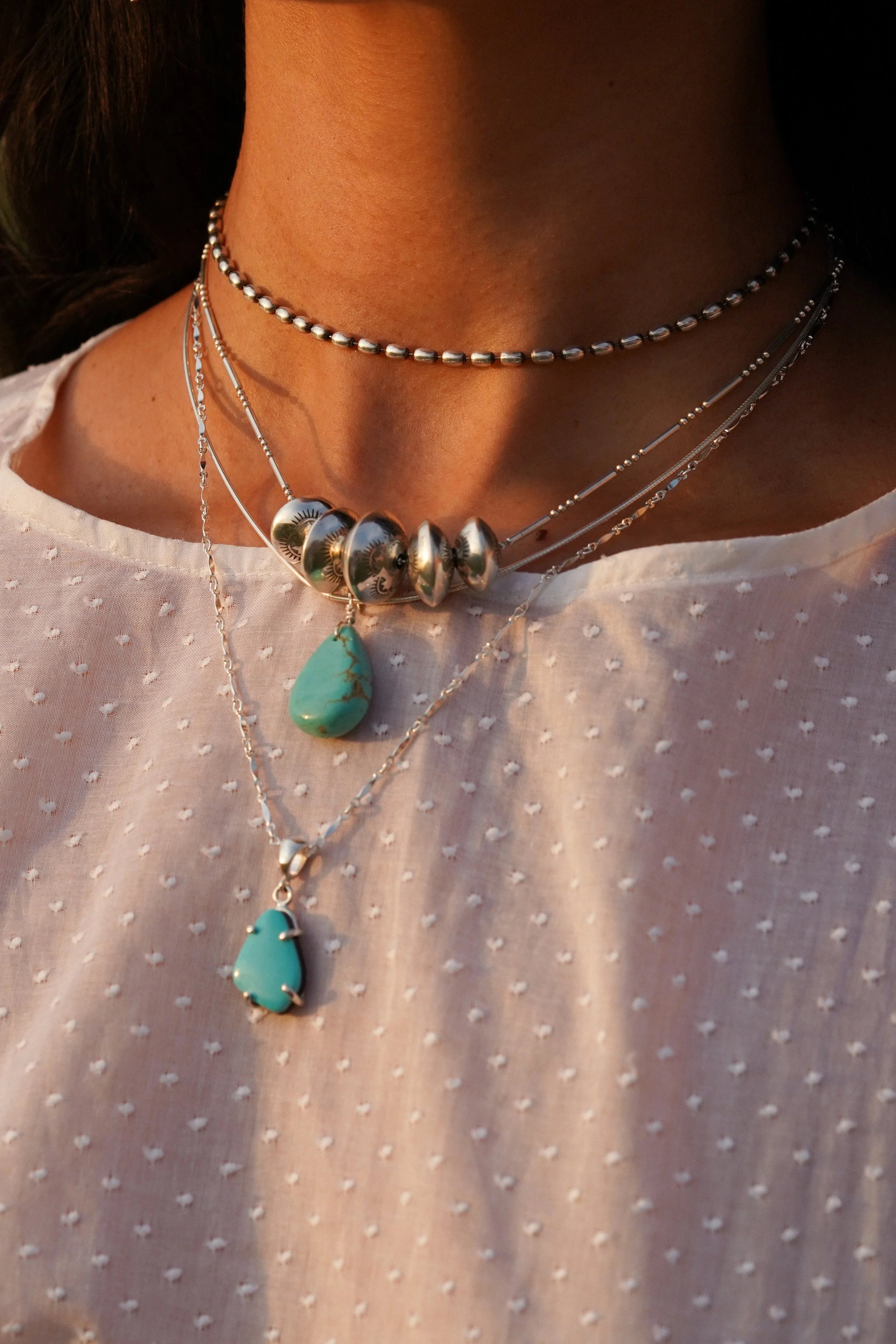 Dineh - Navajo Pearl Necklace