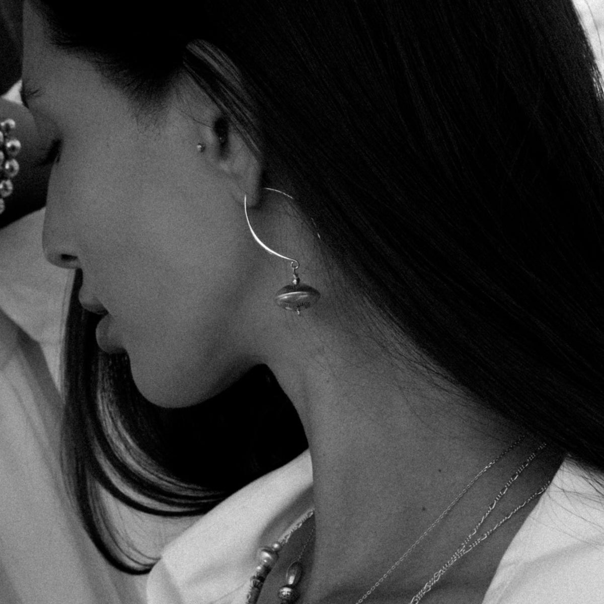 Dineh - Navajo Pearl earrings - Pearl