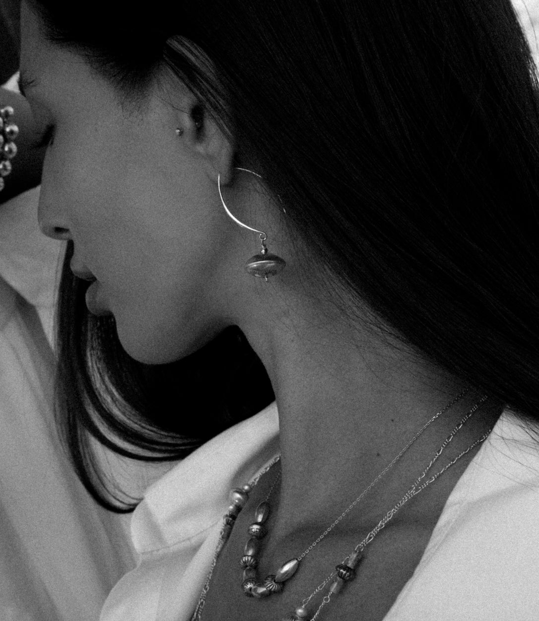 Dineh - Navajo Pearl earrings - Pearl
