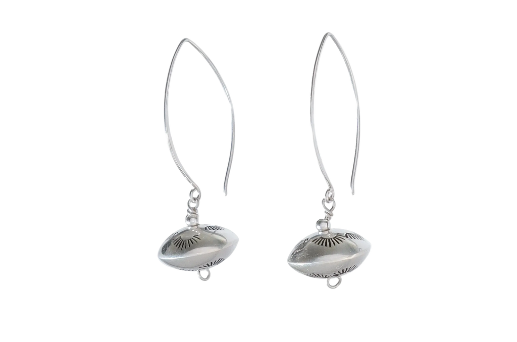 Dineh - Navajo Pearl earrings - Pearl