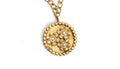 Sunflower Medallion Necklace