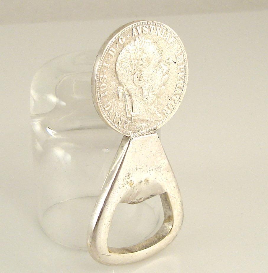 Carl Auböck - Coin Cap Lifter  - Silverplate - Vintage