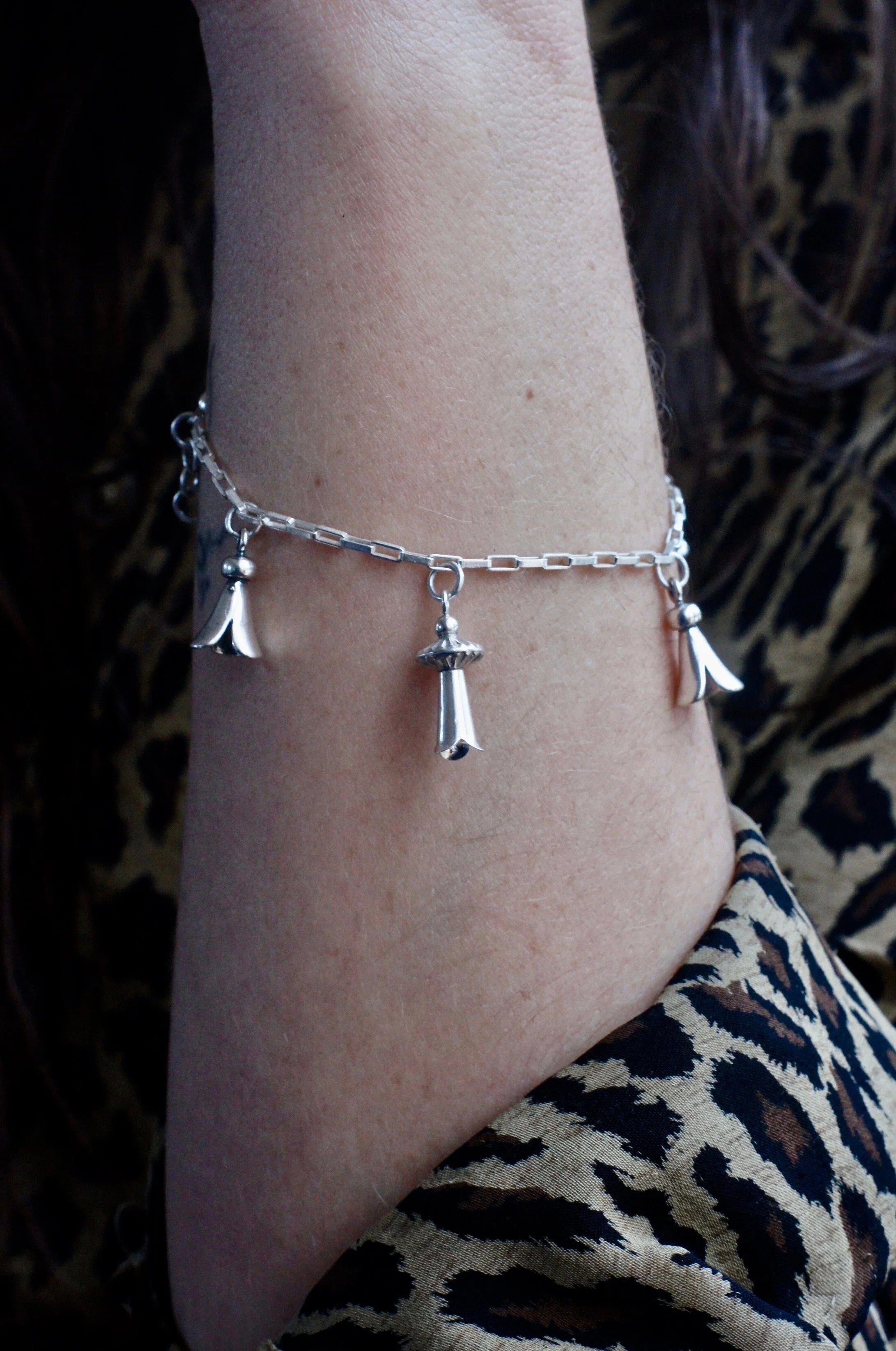 Dineh - Squash Blossom Bracelet