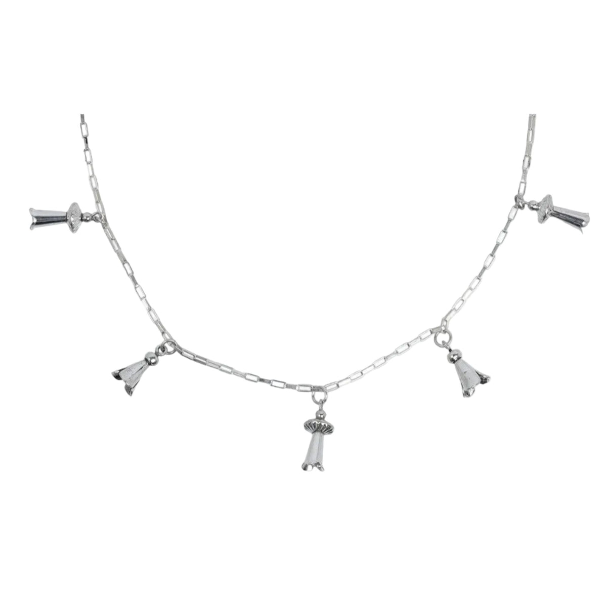 Dineh - Squash Blossom Charm Necklace