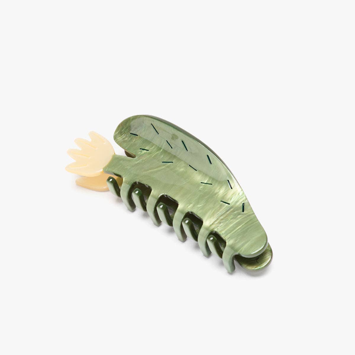 Desert Bloom Succulent Flower Women's Acetate Hair Claw Clip