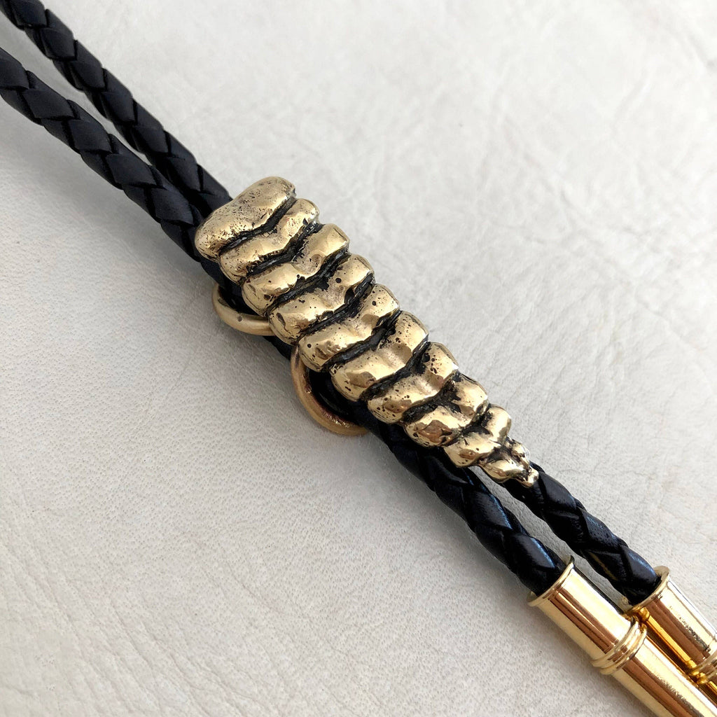Snake Rattle Bolo Tie