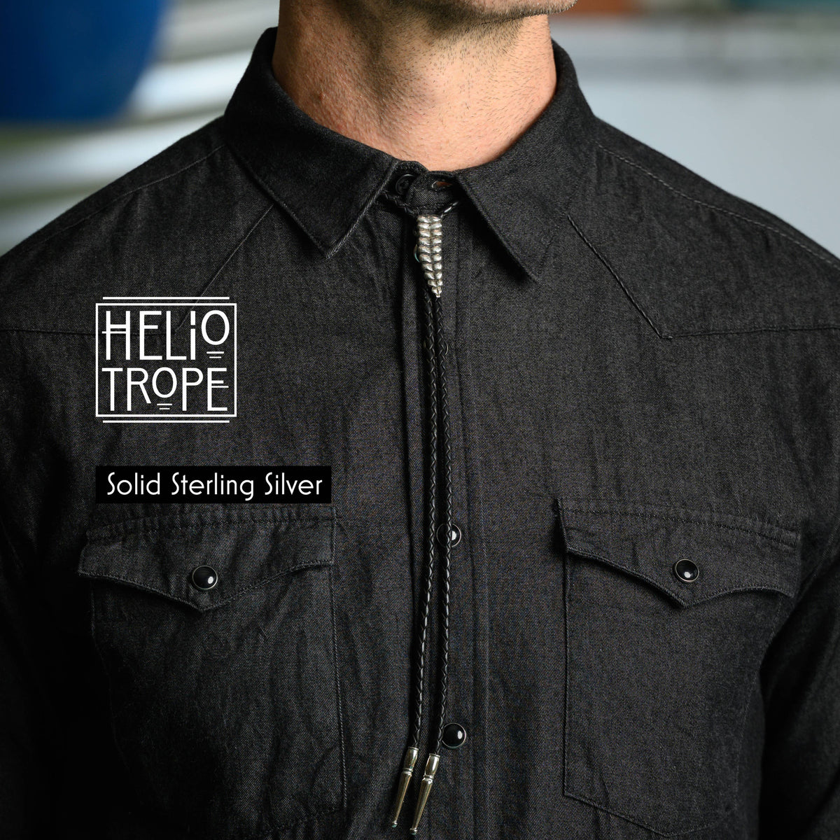 Snake Rattle Bolo Tie