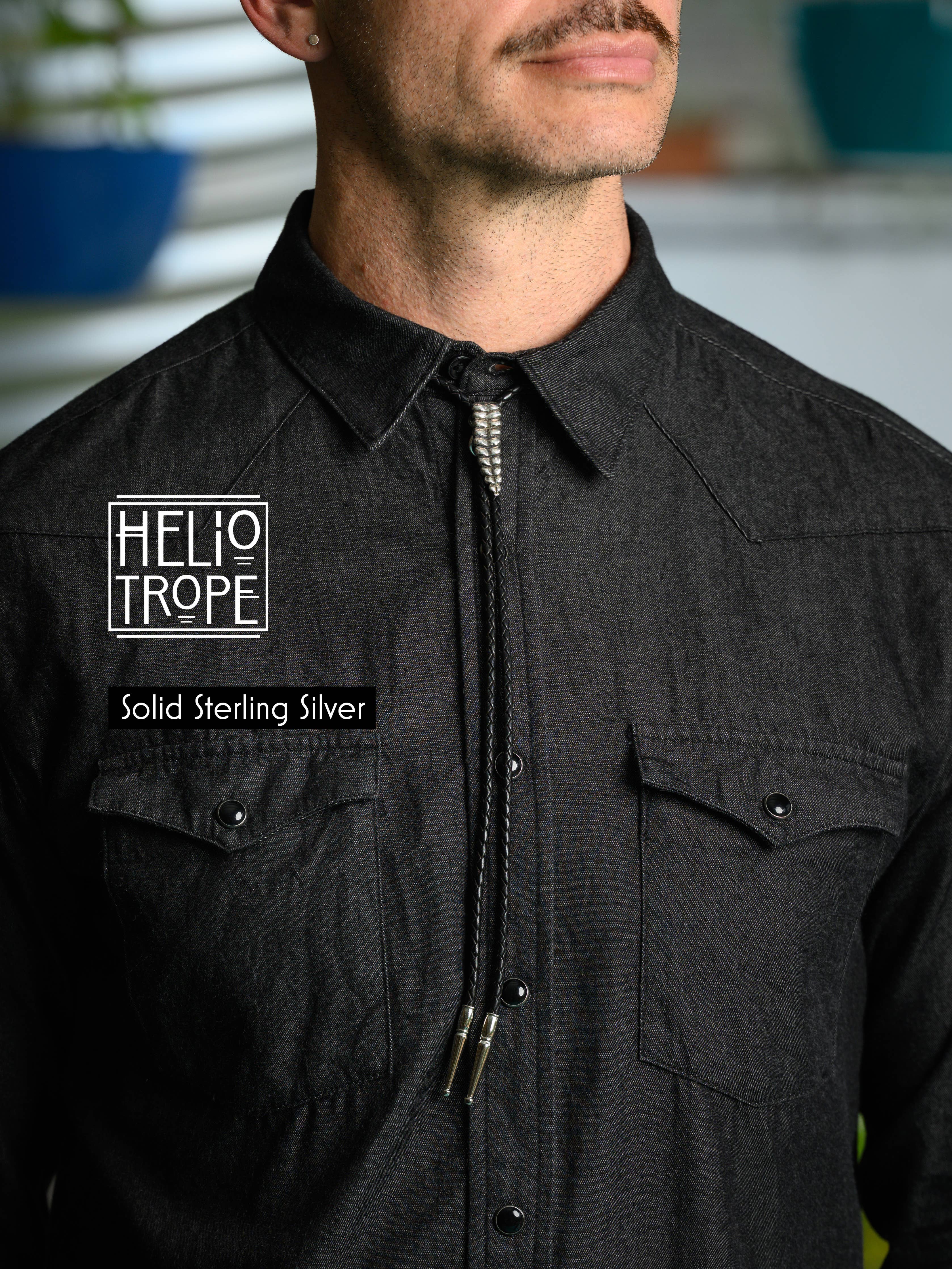 Snake Rattle Bolo Tie