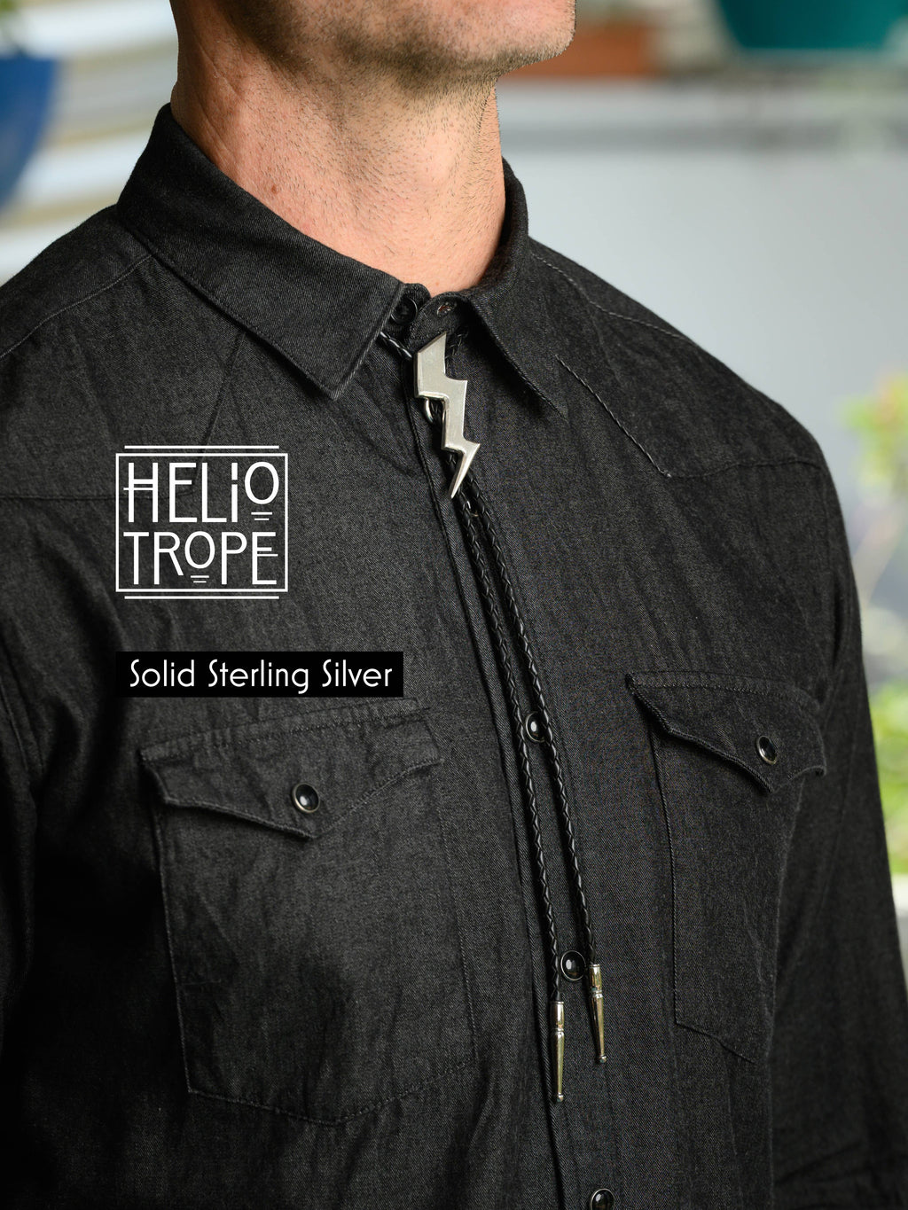 Lightning Bolt Bolo Tie