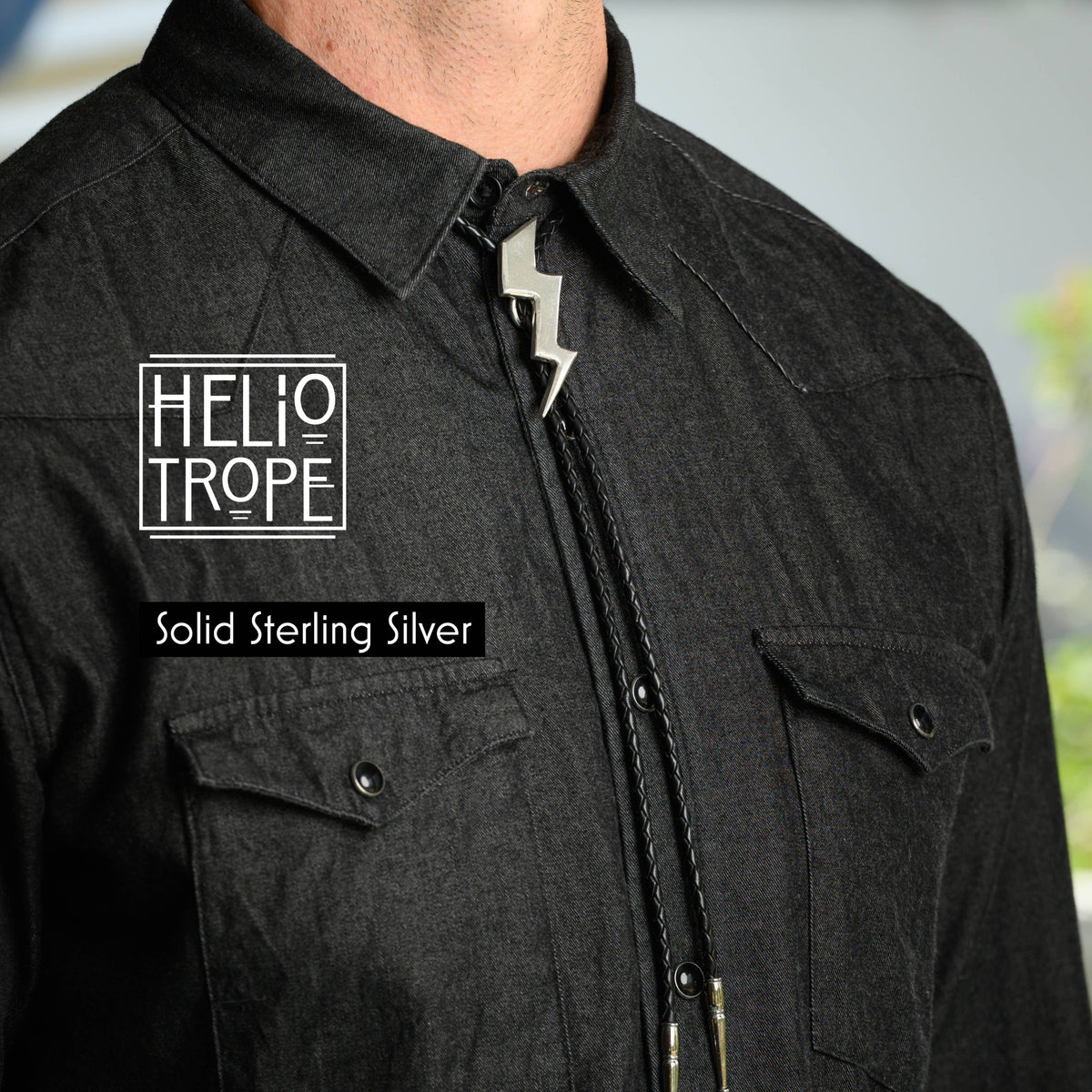 Lightning Bolt Bolo Tie
