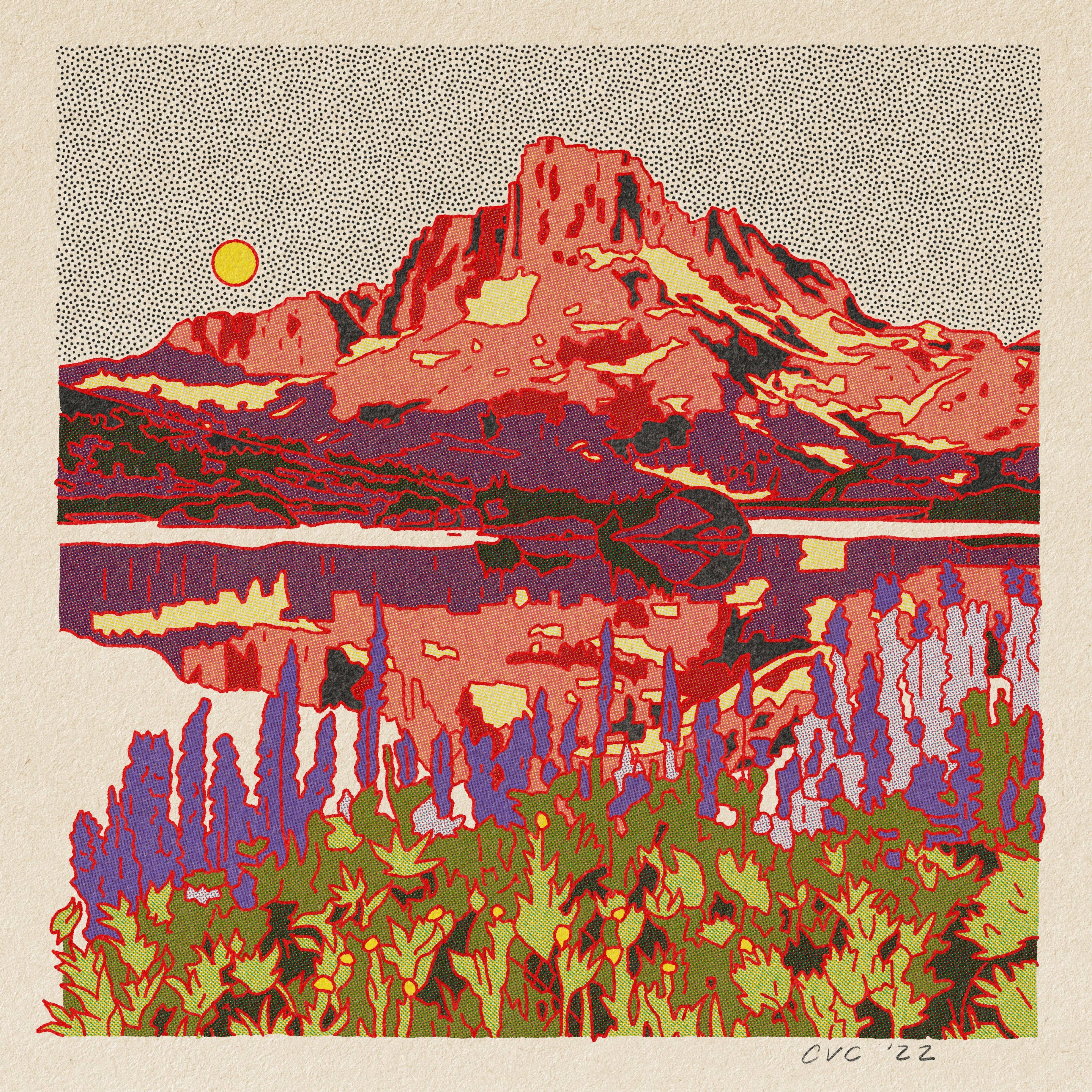 Evening Desert Postcard Pack