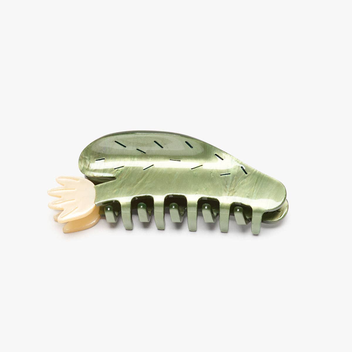Desert Bloom Succulent Flower Women's Acetate Hair Claw Clip