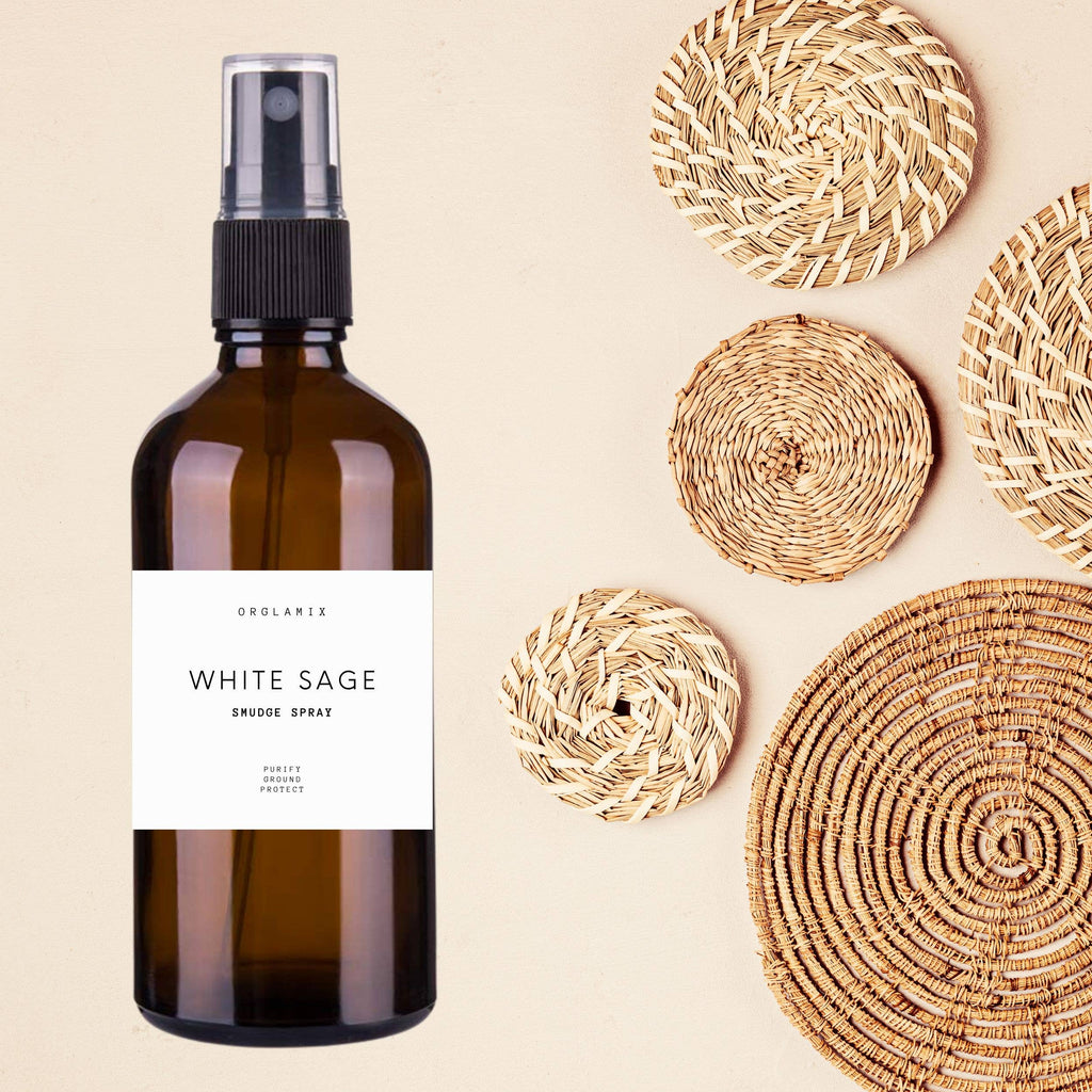 White Sage Smudge Spray | Clear Crystals, Space, Objects