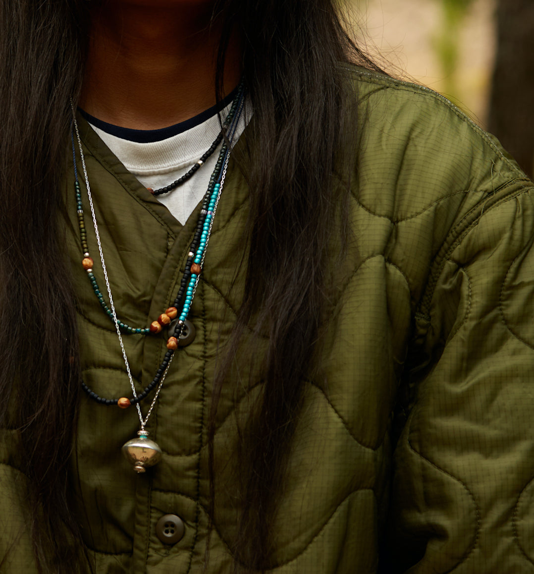 Dineh - Window Rock Cedar Bead Necklace