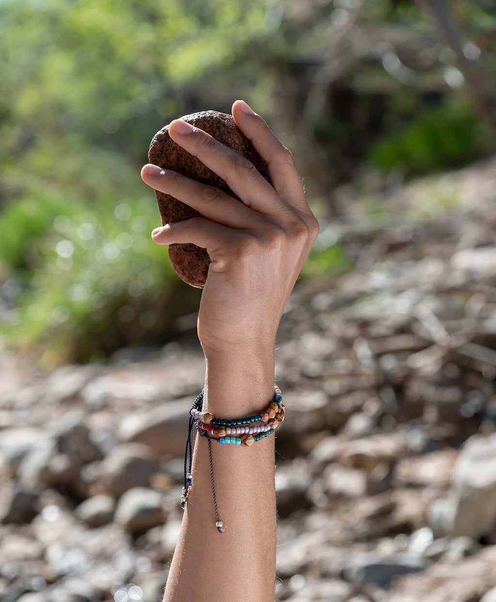 Dineh - Cedar Bead Bracelets