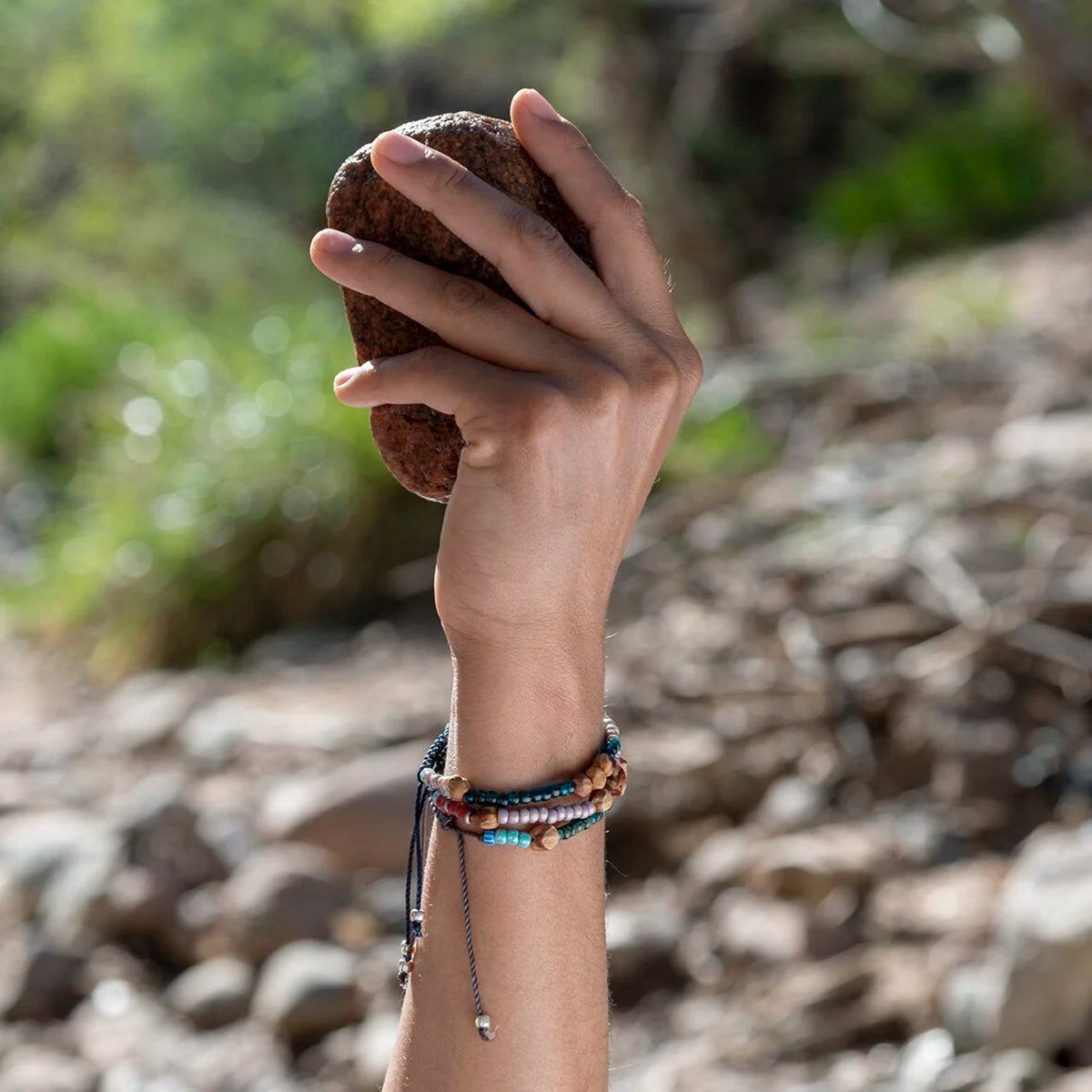Dineh - Cedar Bead Bracelets