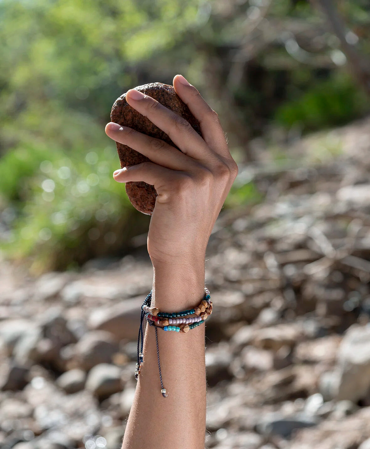 Dineh - Cedar Bead Bracelets