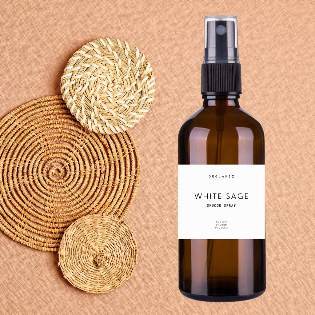 White Sage Smudge Spray | Clear Crystals, Space, Objects