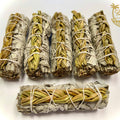 Braided Sweetgrass with White Sage Bundles