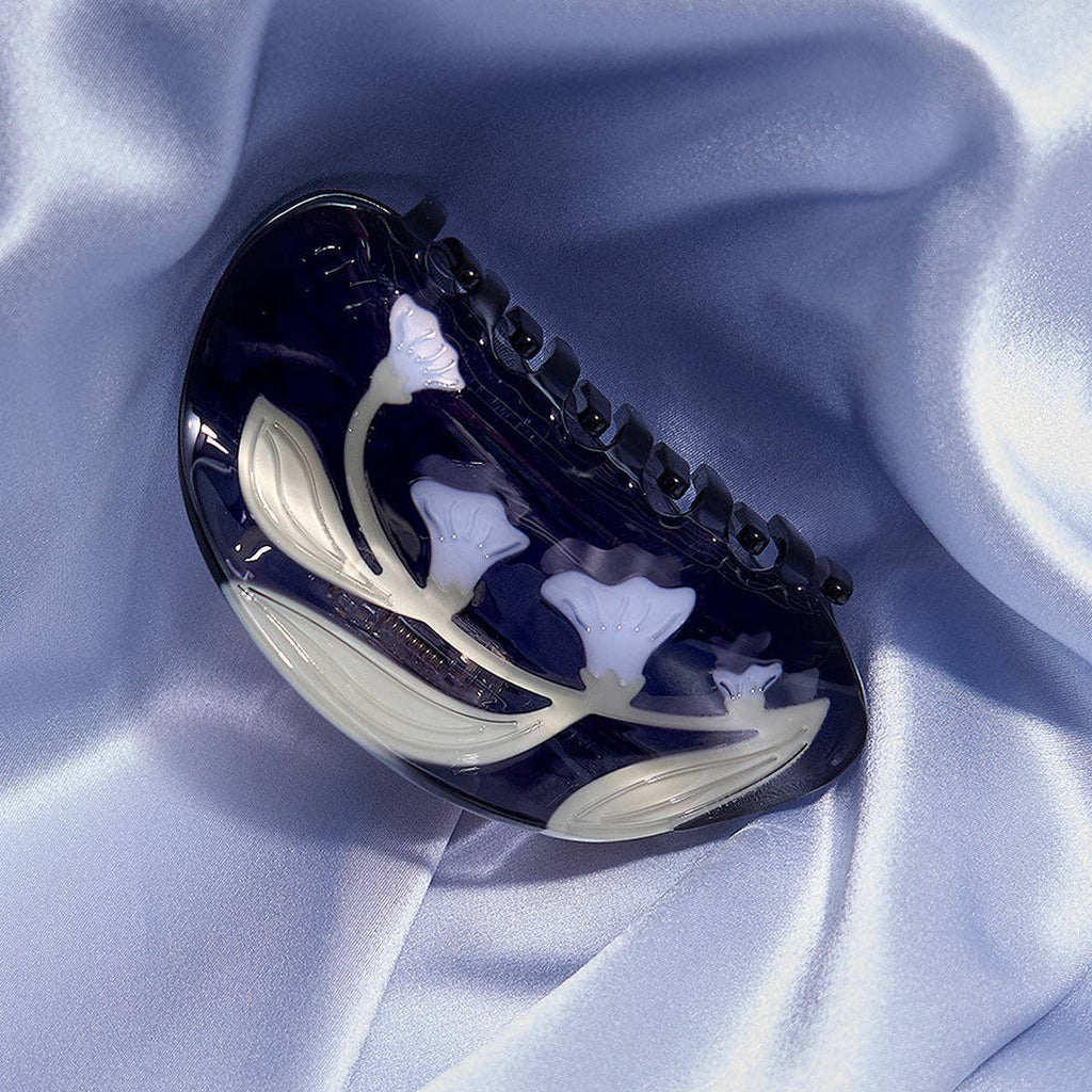 Moonflower Vine Women's Acetate Hair Claw Accessory