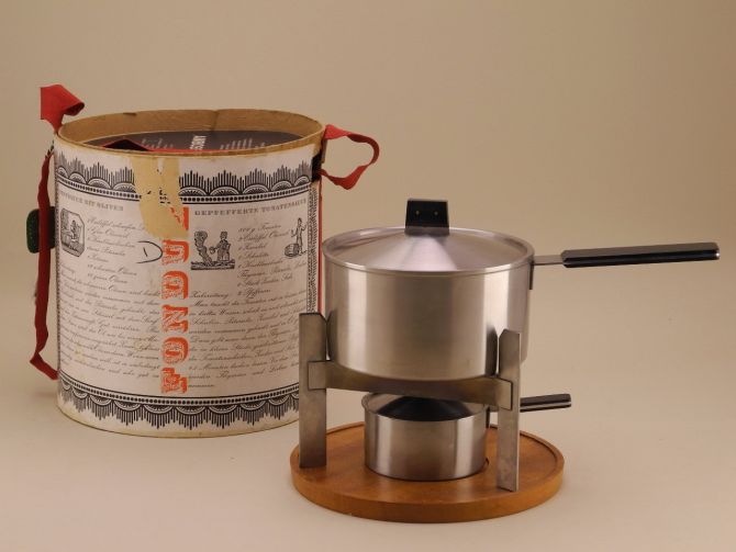 Carl Auböck for Amboss - Stainless Steel Fondue Pot and Warmer