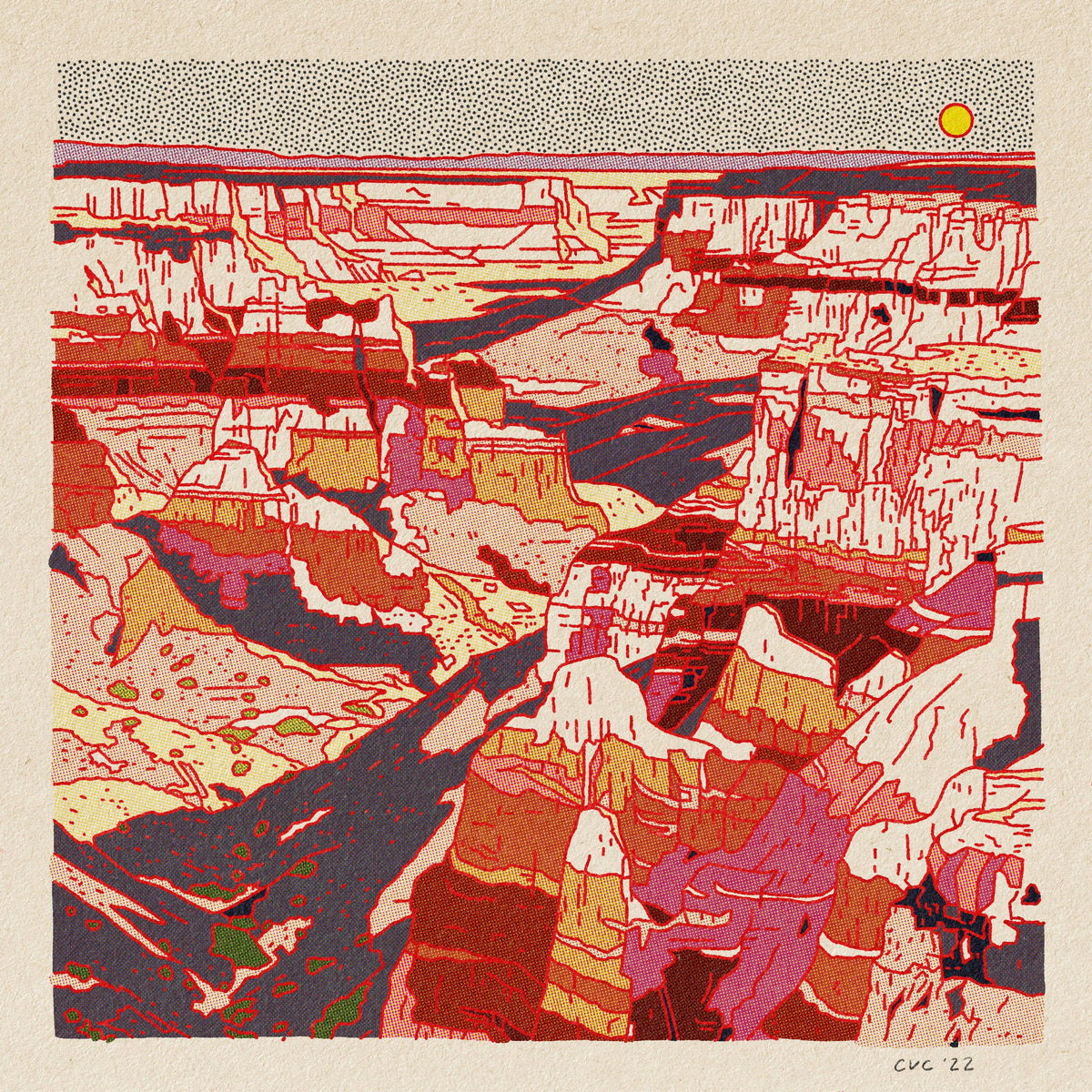Evening Desert Postcard Pack