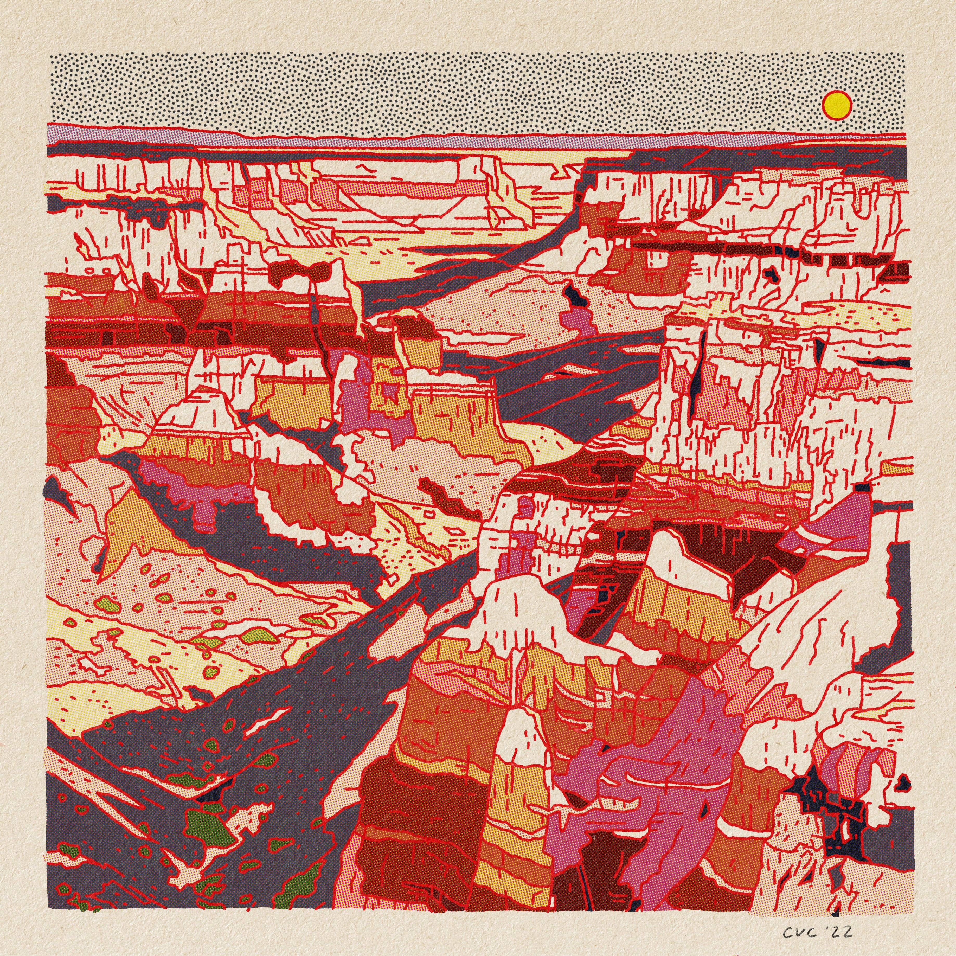 Evening Desert Postcard Pack