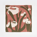 Bird in the Bush Silk Scarf - Abstract Hand Printed Scarf