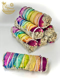 7 Chakra Rose White Sage Bundles