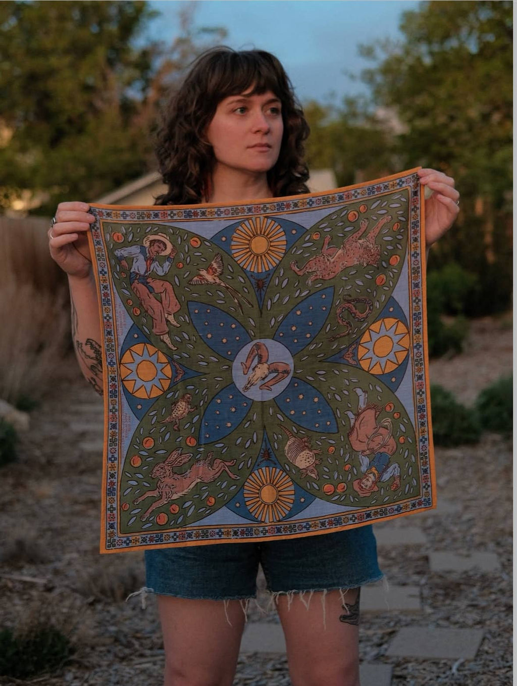 Bandana designed by Taelor Worthington