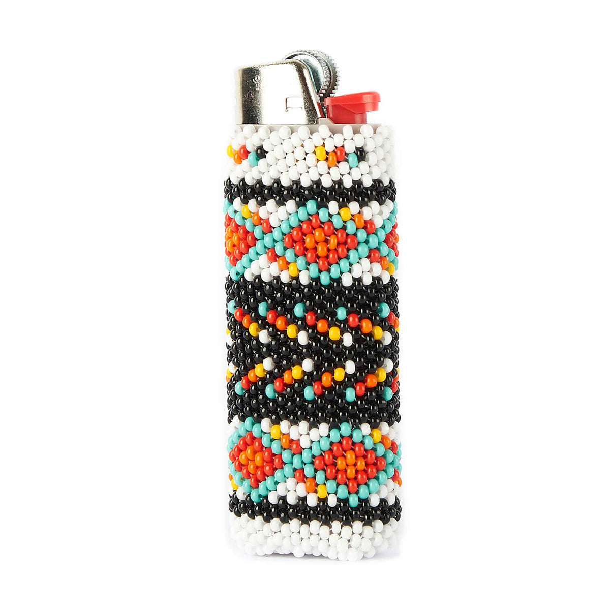 Gumdrops - Native Beaded Lighter Case with Colorful Design