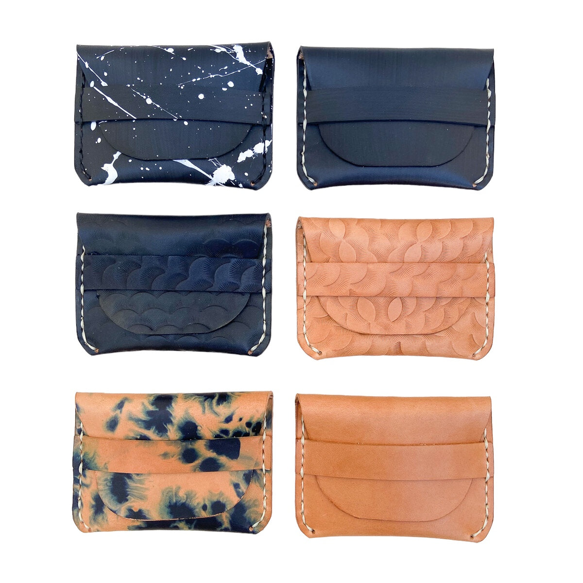 Fold Over Wallet - Natural