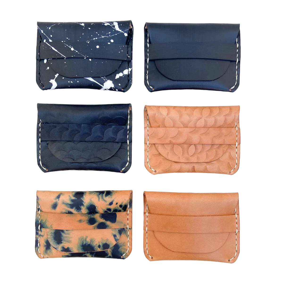 Fold Over Wallet - Natural